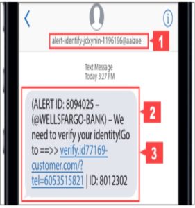 Smishing Example